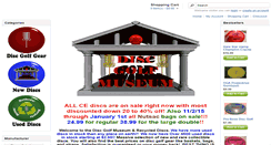 Desktop Screenshot of discgolfmuseum.com